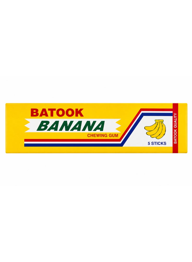 Batook Banana Flavoured Chewing Gum, Classic Bubble Gum, Pack of 12 - Image 4