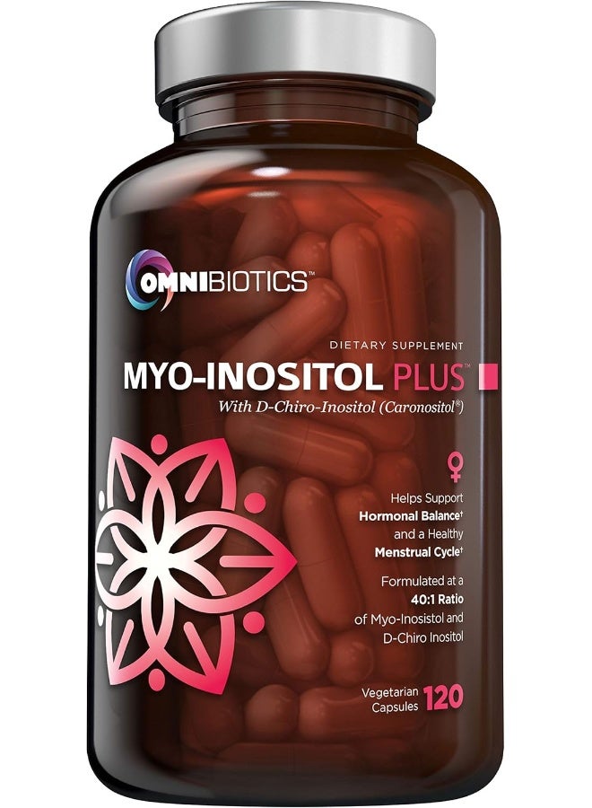 OmniBiotics Women's Non-GMO Myo-Inositol Plus with D-Chiro-Inositol Caronositol - Image 1