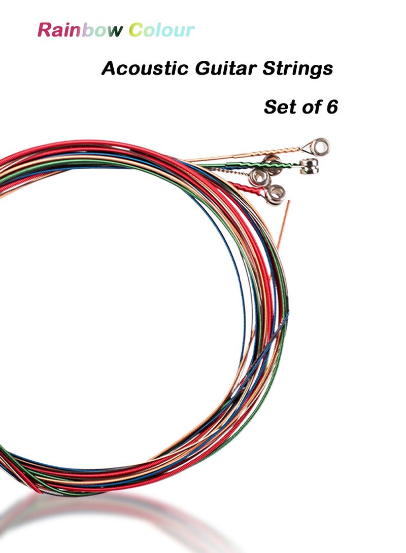 Mike Music 6 Pieces Acoustic Guitar Strings Bronze Steel Strings, Ideal for Beginners and Performers, String Gauge 0.011-0.052, 11-52 - Image 3