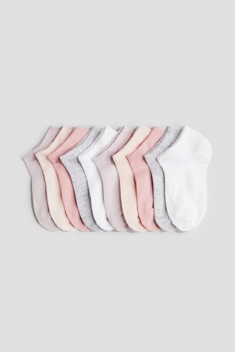 H&M 10-pack shaftless socks