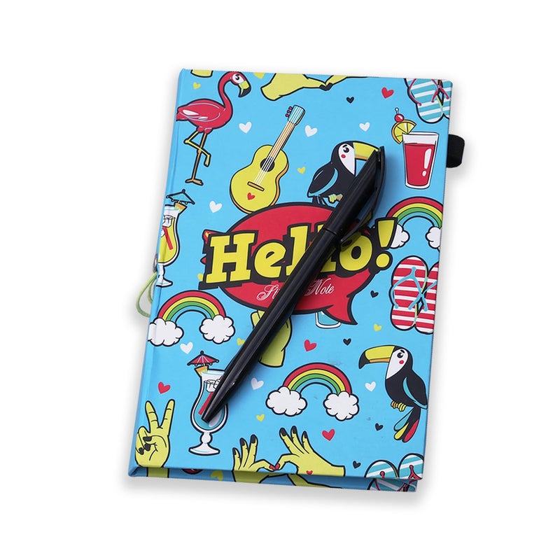 Moaae Mopo MOMP Note Pad/Memo Book with Sticky Notes & Clip Holder with Pen for Gifting - Image 4