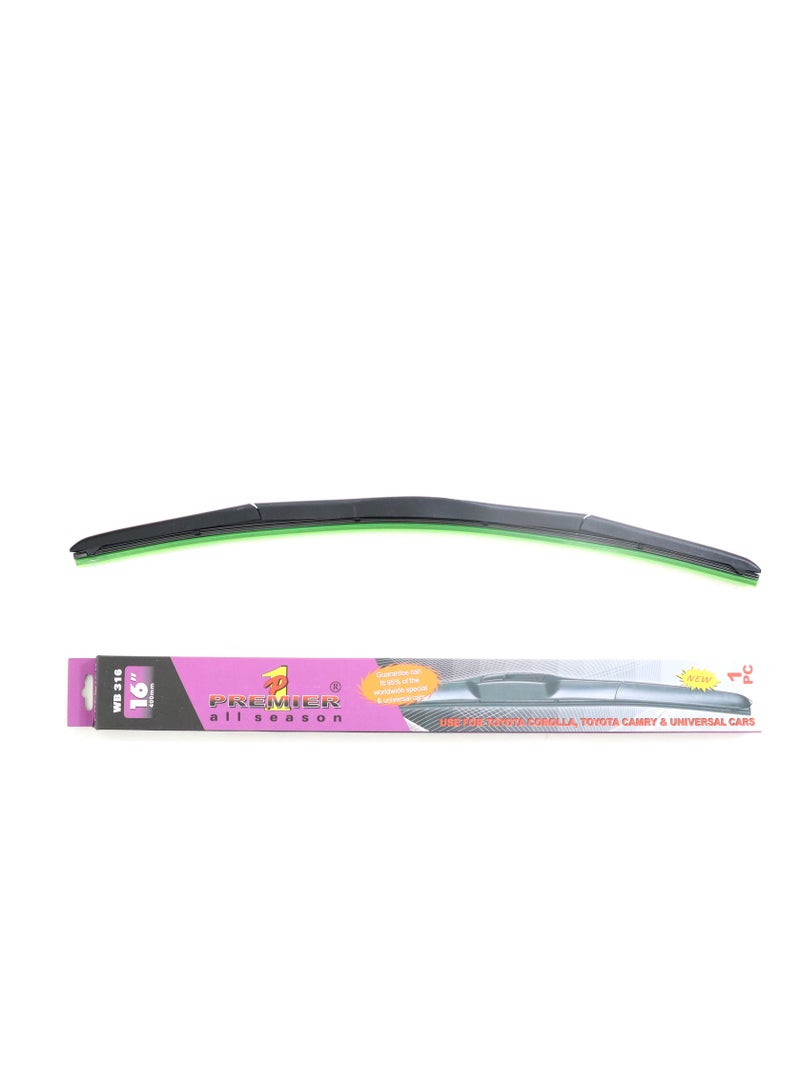 Universal Car Deluxe Wiper Blade - 400Mm/16" 1Pc