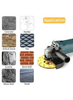 Excefore Concrete Stone Ceramic Turbo Diamond Grinding Cup Wheel,12 Segs Heavy Duty Angle Grinder Wheels for (Yellow) 4 Inch  - Image 3