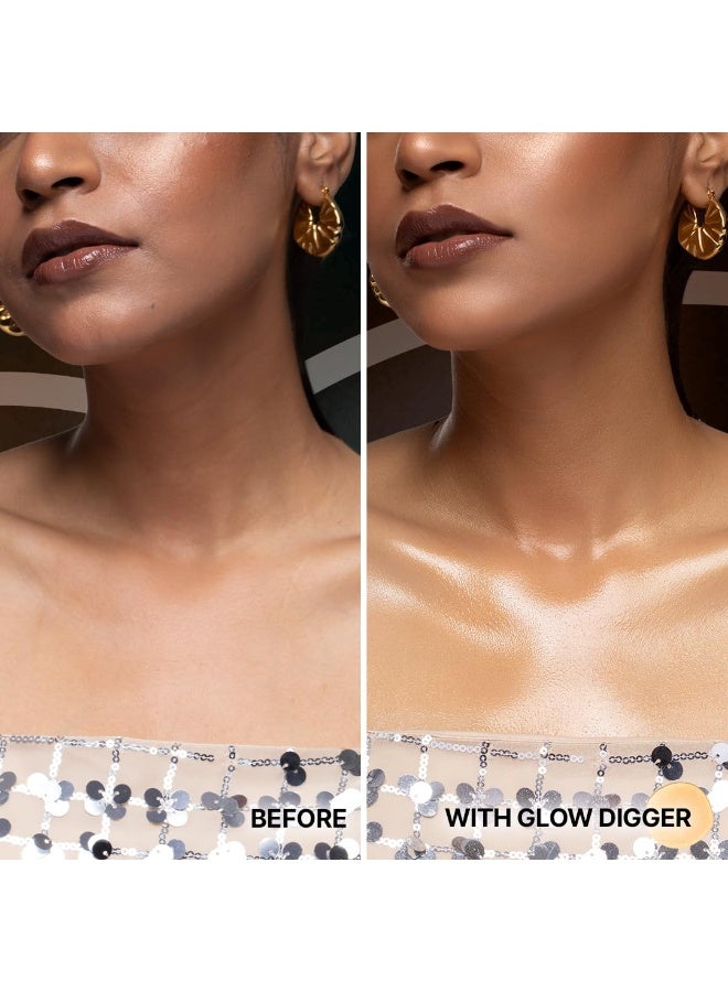 So True Sotrue Glow Digger Body Glow Spray | Pearlescent Gold Shimmer Mist for Radiant Skin 30 ml | Lightweight, Waterproof & Non-Greasy Body Highlighter | Hydrating Body Makeup for Women - Image 3