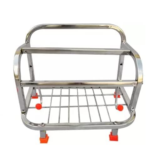 VK15 COLLECTION Stainless 4 in 1 Chakla Belan Stand, Rolling Pin Board Holder, Kitchen Accessories Utensil Racks Items, Rolling Pin Board Holder Wall Mount Stand & Kitchen - Image 3