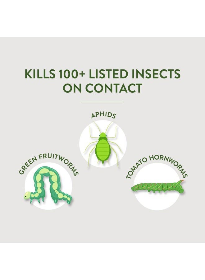 Garden Safe Brand Multi-Purpose Garden Insect Killer2, 32 Fluid Ounces, Kills 100+ Listed Insects on Contact, For Use in Homes, Home Gardens & Home Greenhouses Up to Day of Harves - Image 4