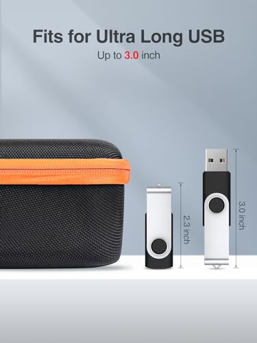 Luxtude Flash Drive Case with Labels, USB Storage Case, 49 Slots Thumb Drive Cases, USB Organizer Cases for Samsung,for Sandisk, Memory Stick, Medium - Image 4