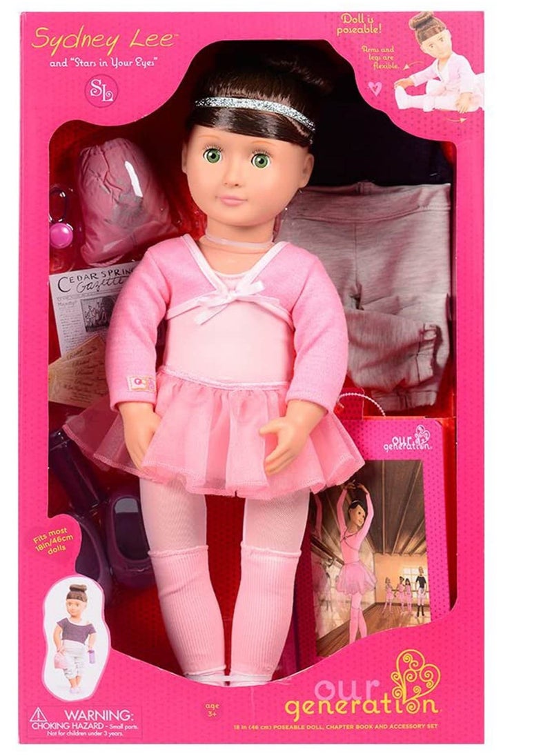 Our Generation Sydney Lee - Shine like a star with this posable 18-inch ballerina doll  - Image 2