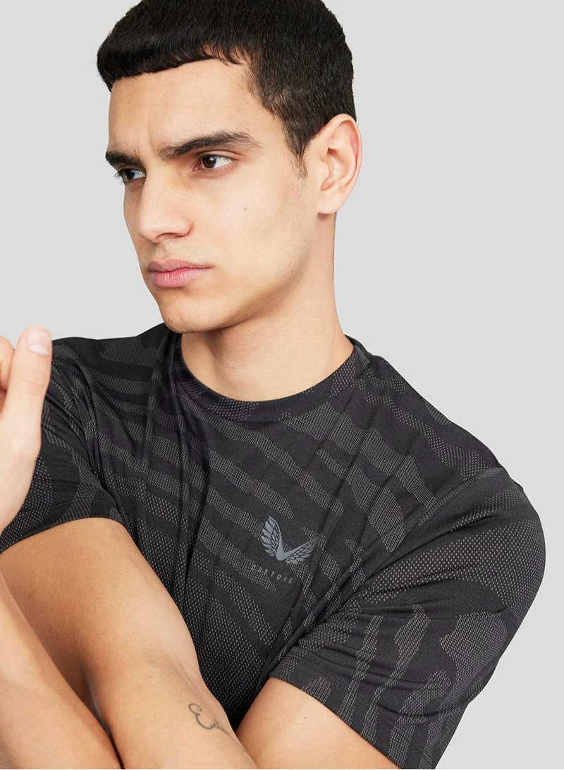 CASTORE Black Classic Core Tech Tee