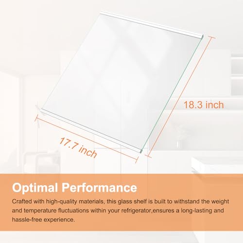 Tomato Man UPGRADED DA97-20647A Refrigerator Glass Shelf Replacement Compatible with Samsung Fridge Glass Shelf RS27T5200SR/AA, RS28A500ASR, RS27T5201SR/AA, RS27T5561SR/AA, RS27T5200SG Tempered Glass Upper Shelf - Image 4
