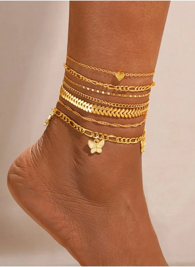 Styli Set of 7 - Butterfly Drop Anklet