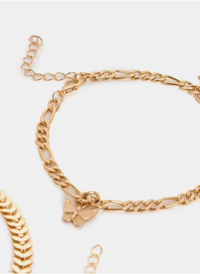 Styli Set of 7 - Butterfly Drop Anklet