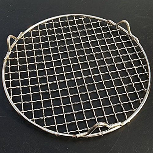 Fivebop Round Cooling Rack Stainless Steel Cross Wire Barbecue Grill Net Racks with 3 Legs for Cooking Baking Steaming (11 inches) - Image 3