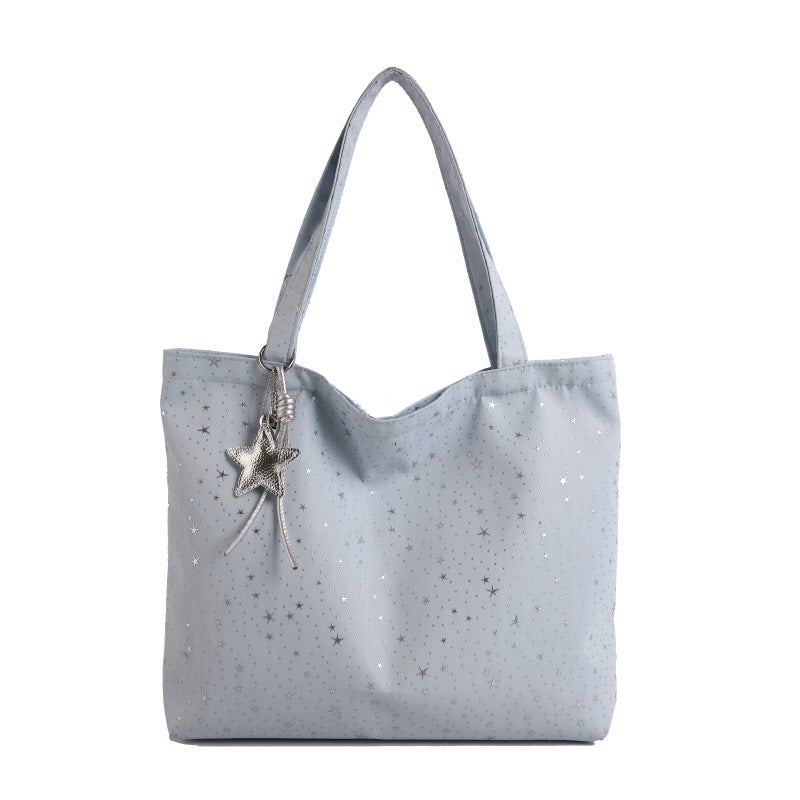 Ins Star Tote Bag, Large Capacity, Casual Shoulder Bag - Image 5