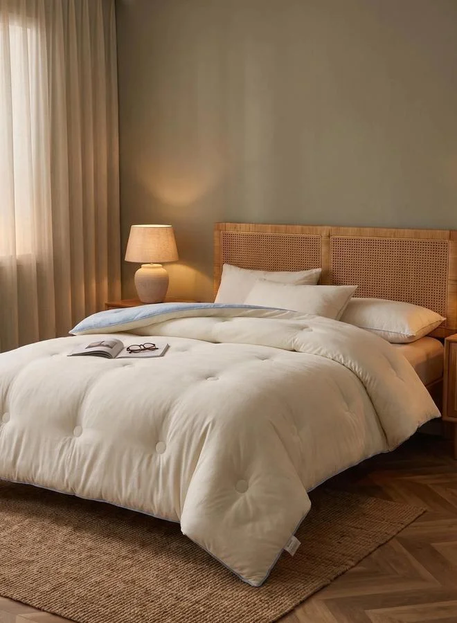 Styli 1-Piece Polyester Comforter - Blue, 150X200Cm