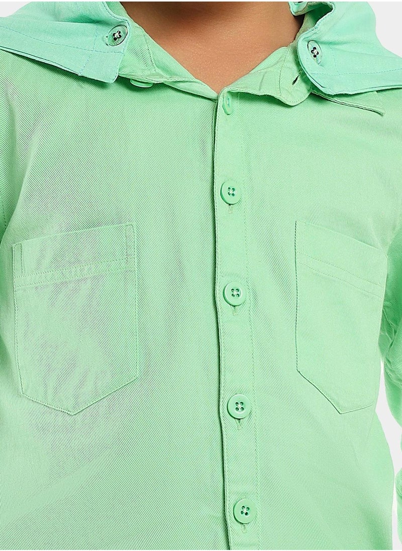LILPICKS - Olive Boys Wear Shirts - Image 1