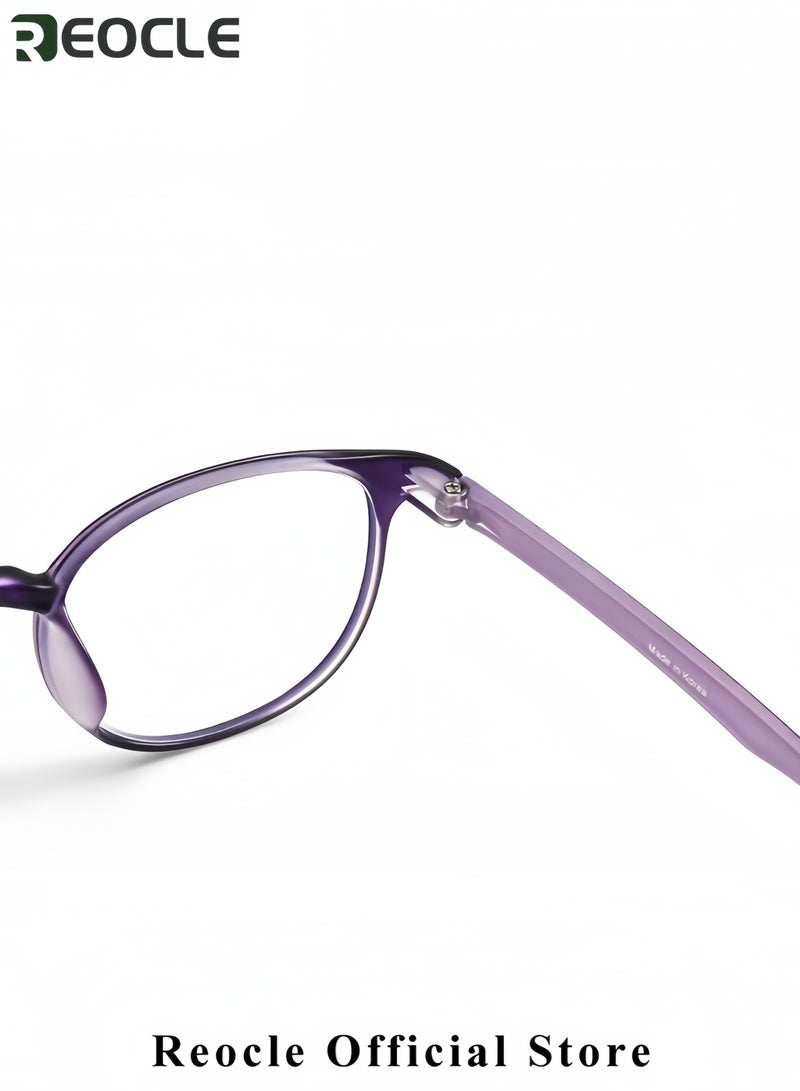REOCLE Blue Light Blocking Glasses Computer Reading & Gaming & TV & Phones Glasses Anti Eyestrain UV Glare Glasses for Women Men  - Image 5