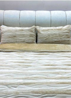 Family Bed quilt set Spanish fur 3 pieces size 240 x 240 cm model 1622 from Family Bed  - Image 3