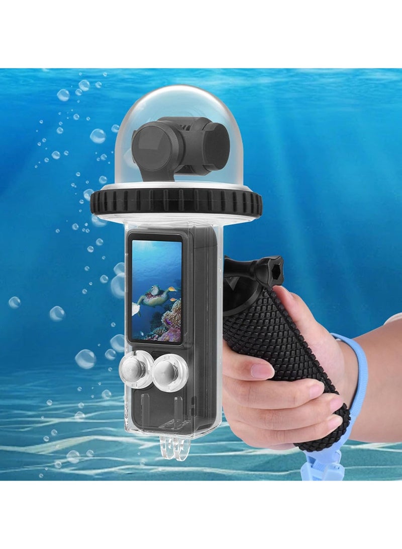 حقيبة غوص مقاومة للماء بعمق 40 مترًا / 131 قدمًا لجهاز DJI Osmo Pocket 3، حقيبة مقاومة للماء لجهاز Pocket 3، حالة غوص تحت الماء مع مرفقات للتزلج على الماء، الغوص، السباحة. - Image 1