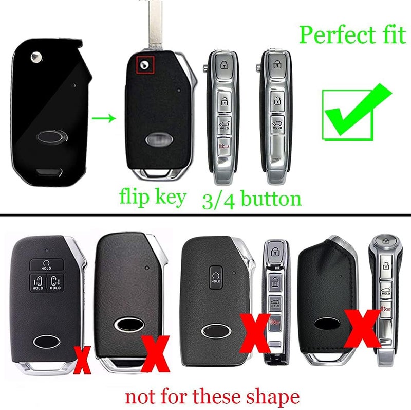 ontto Key Fob Cover for Kia - Red - Image 3