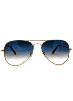 Signature Aviator Sunglass - 3025 Gold - Lens Size: 58 mm  - Image 4