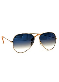 Signature Aviator Sunglass - 3025 Gold - Lens Size: 58 mm  - Image 5