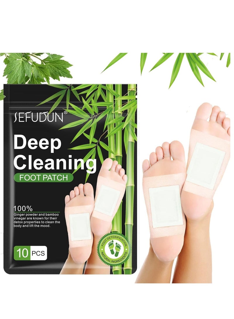 سيفودون Ningbo Detox العناية بالقدم الطبيعية بقع,عميق التطهير العشبية الخيزران خشب الزنجبيل,التصحيح السموم القدم,10pcs - Image 2
