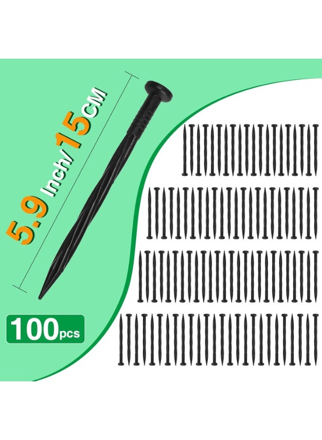 general Garden Border Edging Kit with 100 Anchoring Spikes, Flexible Garden Edging for Landscaping, Flower Beds, Lawn, Yard, and Paver Pathways - Image 3