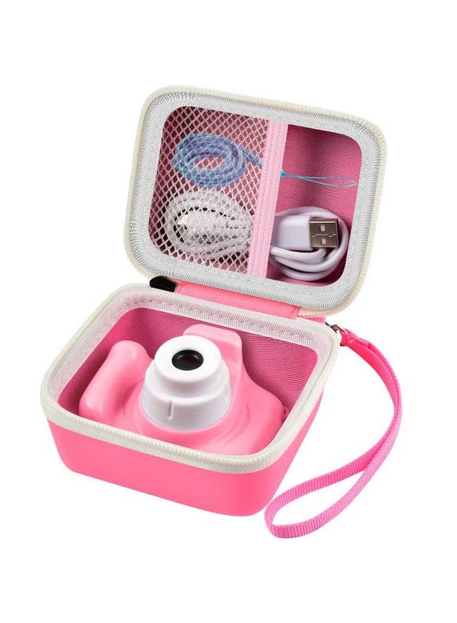 ANKHOH Camera Case Compatible With Seckton For Desuccus For Ozmi For Gktz For Lcdolida For Gofunl For Langwolf For Hangrui Kids Digital Camera Kid Camcorder Storage Box For Cable Accessory Pink - Image 1