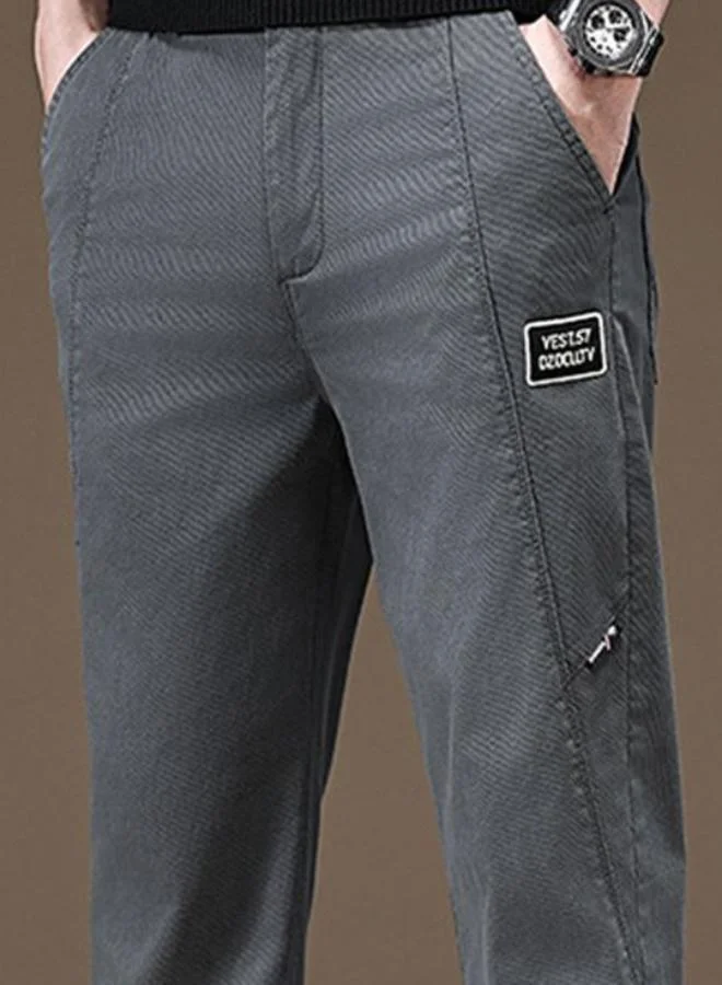 يونيكي Grey Solid Trouser