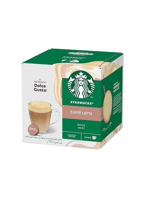 Dolce Gusto Caffe Latte 12 Capsules (121.2g)