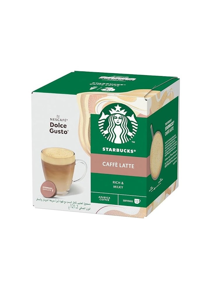 Dolce Gusto Caffe Latte 12 Capsules (121.2g)