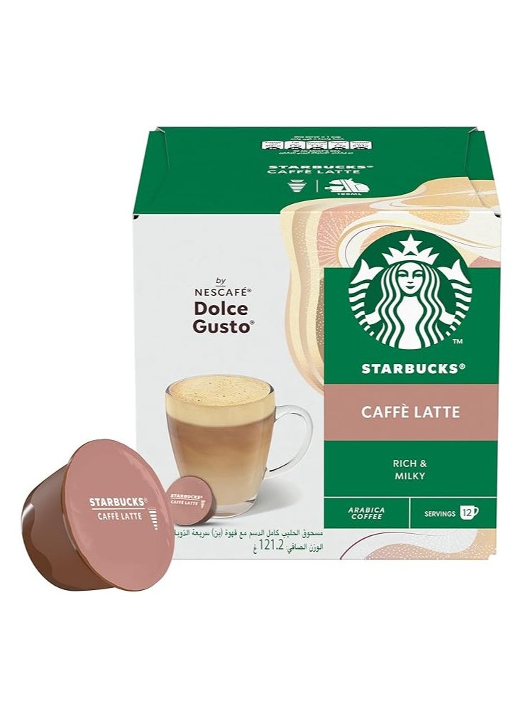 Dolce Gusto Caffe Latte 12 Capsules (121.2g)