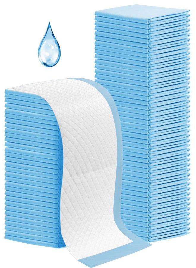 Cptoion 100 Pack Disposable Changing Pads,17 X 13 in Baby Disposable Underpads,Ultra Absorbent Disposable ,Waterproof Diaper Changing Pad,Leakproof Breathable Underpads Bed Table Protector Mat - Image 1