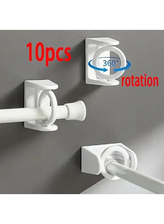 10Pcs 360 Degree Rotating Stands For Drying Clothes Hanging Curtains Organizing Storage - Image 2