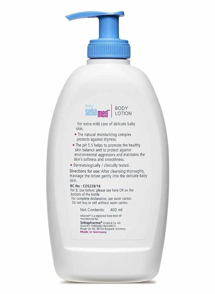 Sebamed Baby Body Lotion With Camomile 400 ML - Image 2