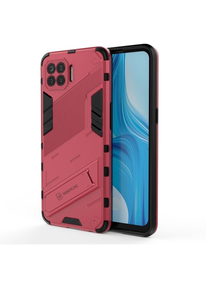 S-TOP Case For OPPO F17 Pro Punk Armor 2 in 1 PC + TPU Shockproof Case with Invisible Holder - Image 1