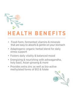 Pure Synergy Vita•Min•Vitality ; 60 Tablets ; 2 Per Day Multivitamin For Men Made With Organic Ingredients ; Nongmo ; Vegan ; Made With Organic Vegetables Fruit & Herbs  - Image 5