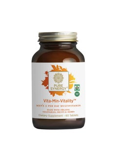 Pure Synergy Vita•Min•Vitality ; 60 Tablets ; 2 Per Day Multivitamin For Men Made With Organic Ingredients ; Nongmo ; Vegan ; Made With Organic Vegetables Fruit & Herbs  - Image 2