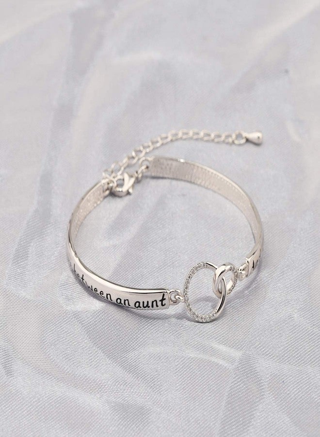 WUSUANED Aunt & Niece Bracelet - Birthday & Graduation Gift - The Love Between An Aunt and Niece is Forever - Relationship Bracelet - Image 4