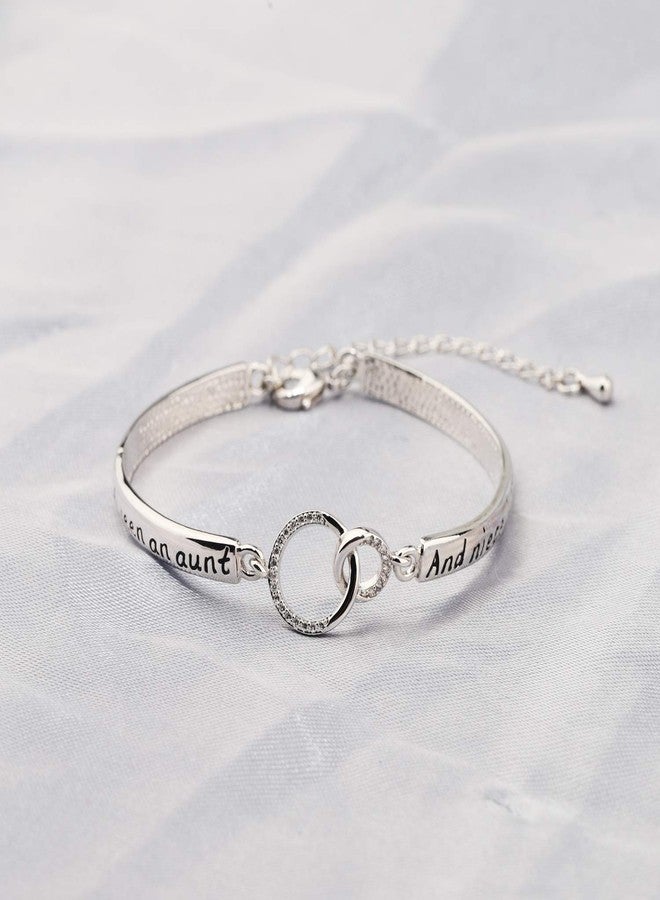 WUSUANED Aunt & Niece Bracelet - Birthday & Graduation Gift - The Love Between An Aunt and Niece is Forever - Relationship Bracelet - Image 3
