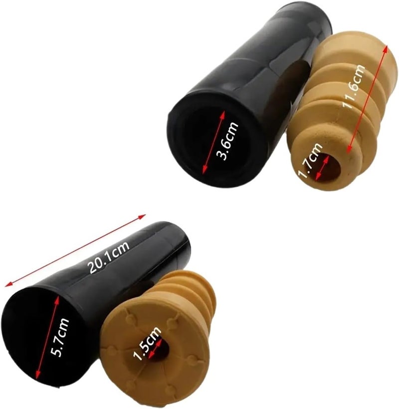 Wivplex Rear Dust Cover Air Shock Absorber Boot Set - Image 2