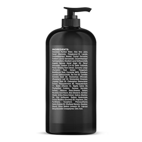 Botanic Hearth Biotin Shampoo | Infused With Korean Ginseng & Turmeric For Stronger, Thicker | Looking Hair | Sulfate & Paraben Free | 16 Fl. Oz - Image 2
