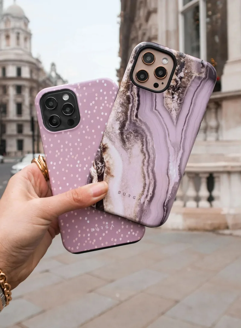 BURGA Premium BURGA Case Compatible with iPhone 15 Pro - Golden Taupe -Layer Hard Shell + Silicone Protection - Golden Taupe Design