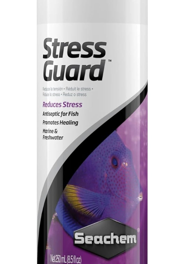 Seachem StressGuard Slime Coat Protection - Stress and Toxic Ammonia Reducer 100ml / 3.4 oz