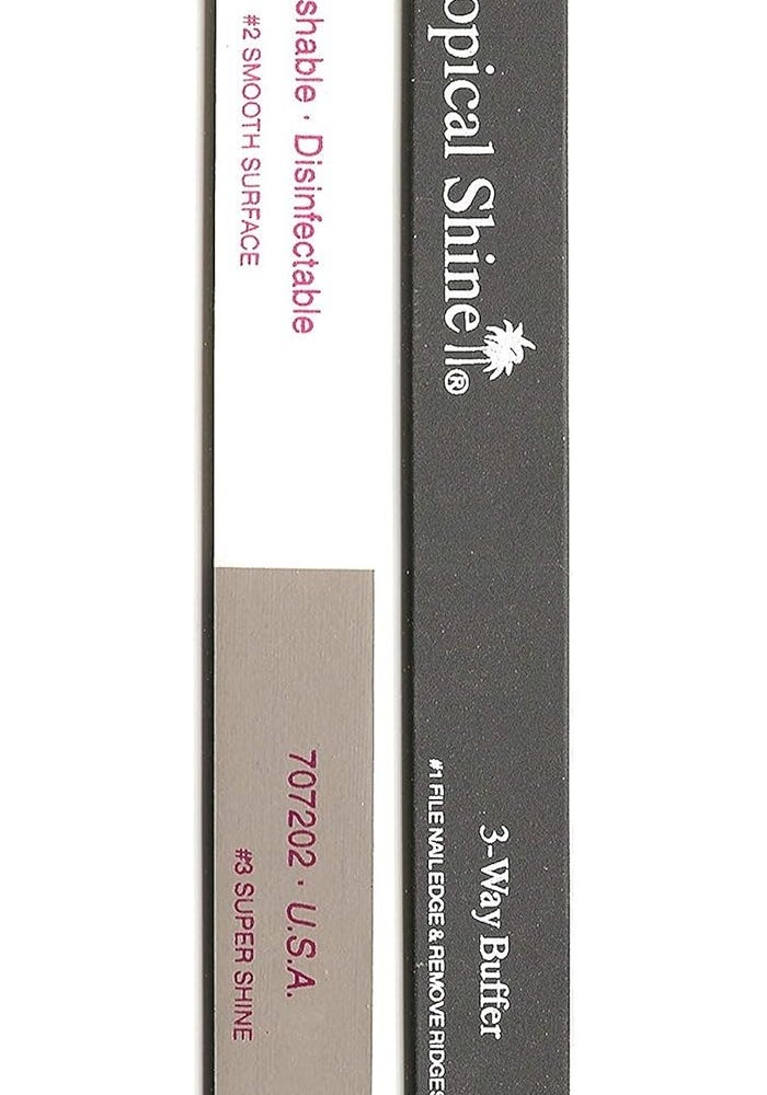 Tropical Shine Large 3-Way Nail Buffer - Image 1