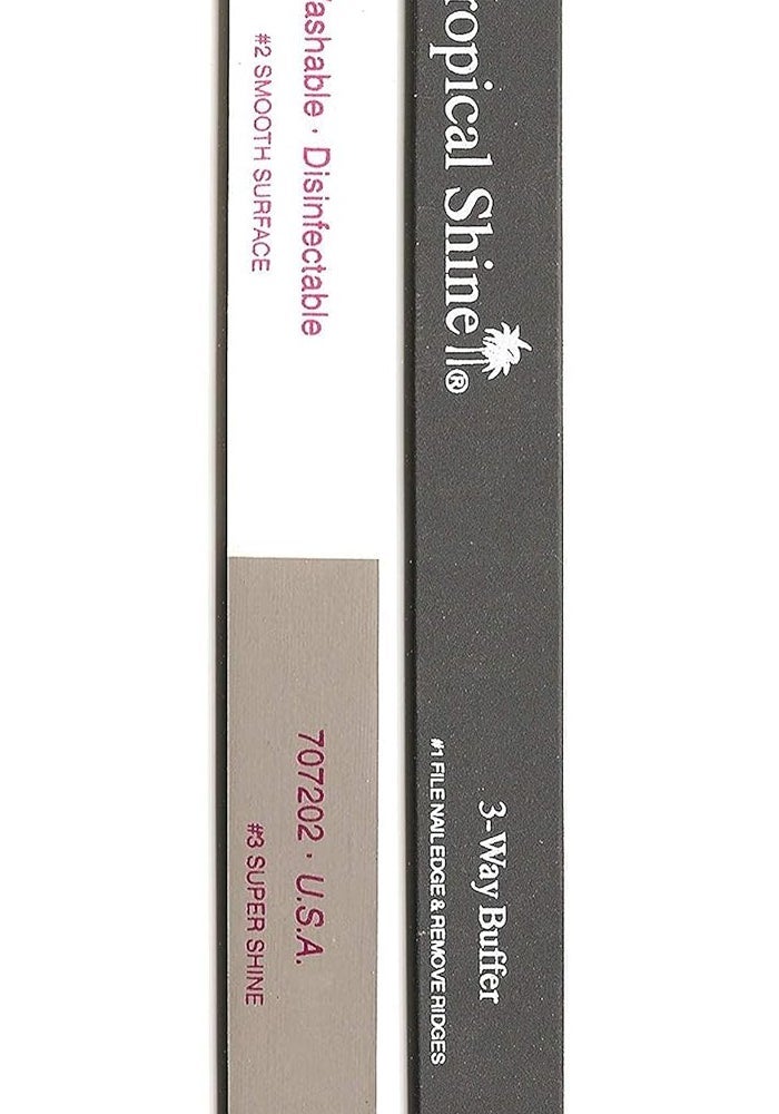 Tropical Shine Large 3-Way Nail Buffer - Image 2