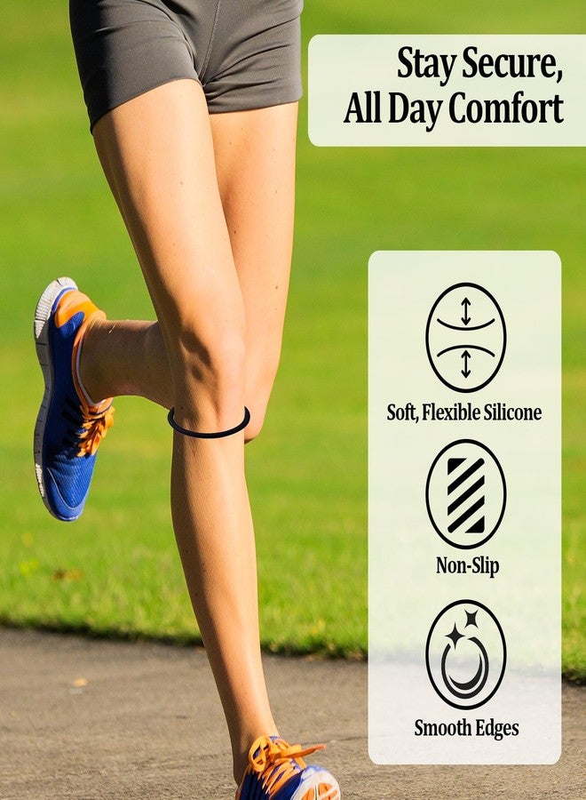 smrtcol Patellar Tendon Knee Strap for Pain Relief & Support, Silicone Patella Tendon Strap for Running, Basketball, Volleyball, Gym Workouts, Jumpers Knee (4 Pcs) - Image 5
