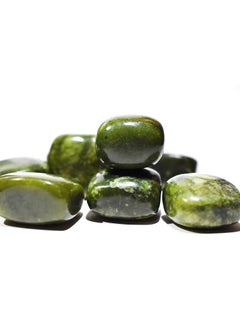 Healings4u Mystic Crystals Creations TumbledTumble Serpentine 5 Pieces Natural Healing Crystal Chakra Balancing Vastu Stone  - Image 1