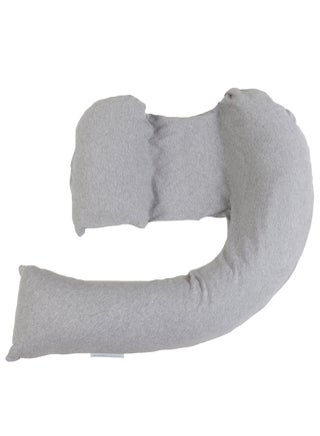 2 in 1 Maternity & Breastfeeding Pillow - Grey Marl - pzsku/Z9EC07C4089A56C447D85Z/45/_/1690028982/cc8cd27c-27c3-4042-8c5c-b77854a98c2b